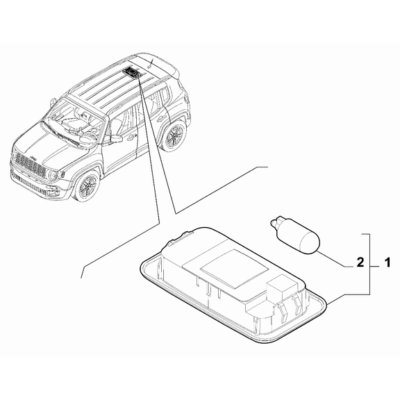 Jeep Renegade 2015-Present Inner Lighting Bulb