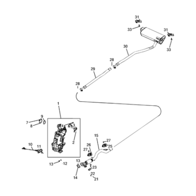 Jeep Compass 2017-Present Exhaust System Nut