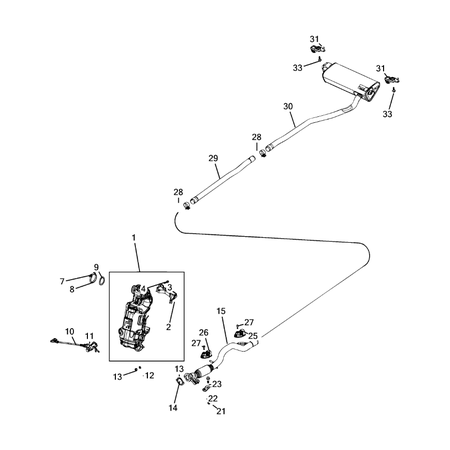 Jeep Compass 2017-Present Exhaust System Lock Washer