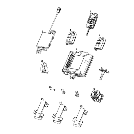 Jeep Compass 2017-Present Starters Screw