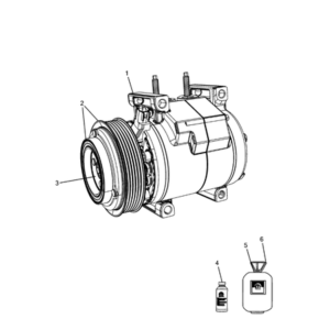 Jeep Grand Cherokee 2011-2020 Air Conditioner Compressor And Mounting Liquid