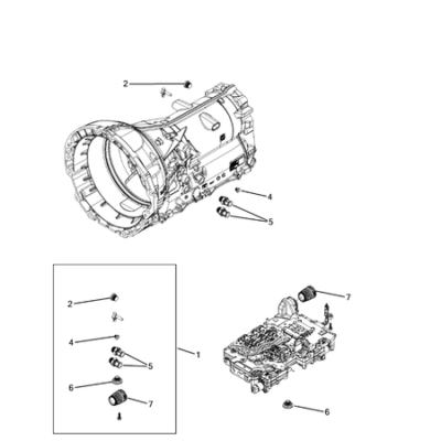 Jeep Grand Cherokee 2011-2020 Case, Extension, Oil Pan, And Indicator (Dipstick) Sleeve