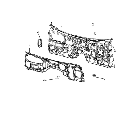 Jeep Grand Cherokee 2021-Present Carpets, Floor Mats, Load Floor, And Silencers Nut