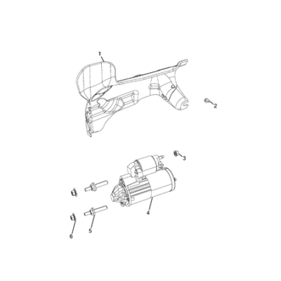 Jeep Grand Cherokee 2011-2020 Starters Starter Motor