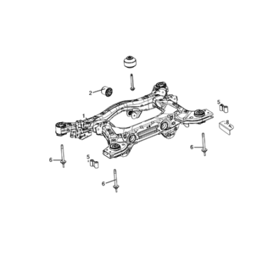 Jeep Grand Cherokee 2021-Present Rear Suspension And Cradle Cradle