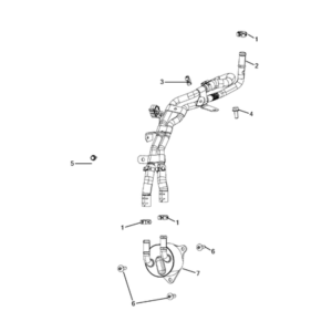 Jeep Compass 2017-Present Transmission Oil Cooler And Lines Screw