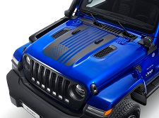 Wrangler 2018-Present Hood Graphic – American Flag