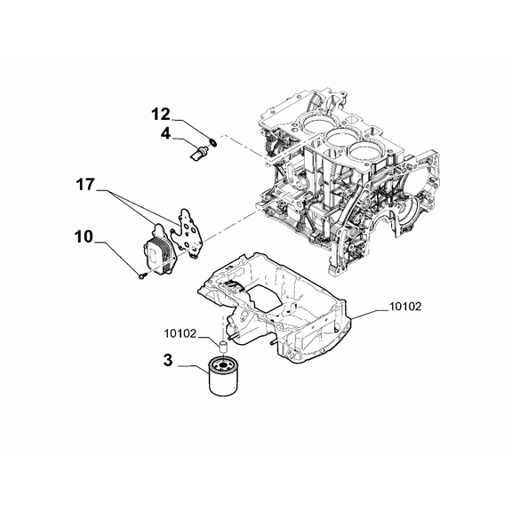 Jeep Avenger 2023-Present Lubrication System Seal Gasket