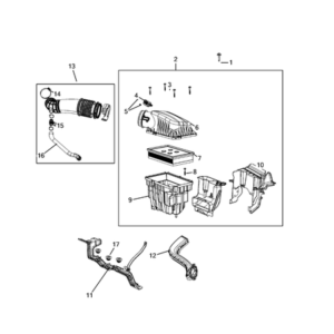 Jeep Renegade 2015-Present Exhaust Piping Silencer