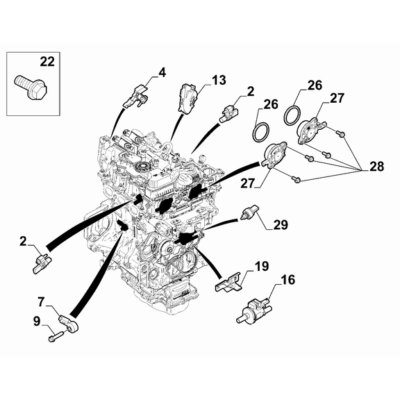 Jeep Avenger 2023-Present Fuel Injection System Sensor