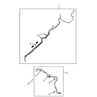 Jeep Grand Cherokee 2021-Present Fuel Lines And Tubes Pipe