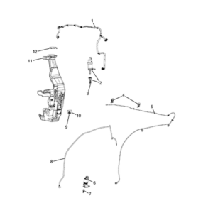 Jeep Avenger 2023-Present Bodyshell, Panels (Front Part) Screw
