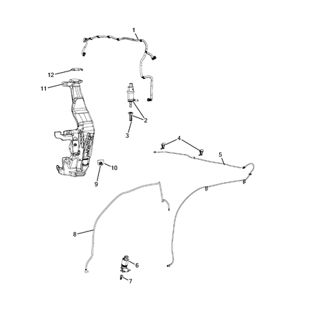 Jeep Grand Cherokee 2011-2020 Wiper And Washer System Seal Gasket