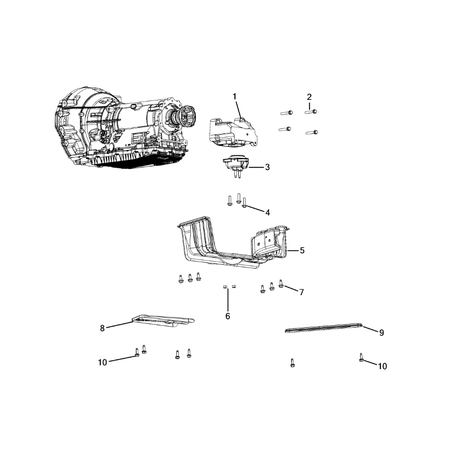 Jeep Grand Cherokee 2011-2020 Mounting And Skid Plate Bracket