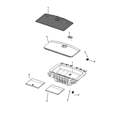 Jeep Grand Cherokee 2021-Present Panels – Moldings – Scuff Plates, Pillar, Cowl, 1/4 Panel Trim And Cargo Covers Screw