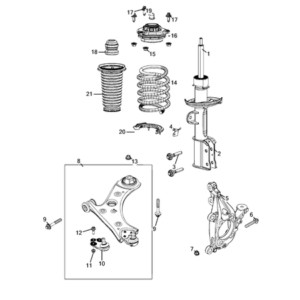 Jeep Avenger 2023-Present Front Suspension Boot