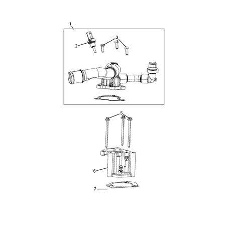 Jeep Grand Cherokee 2021-Present Water Pump And Related Parts Screw