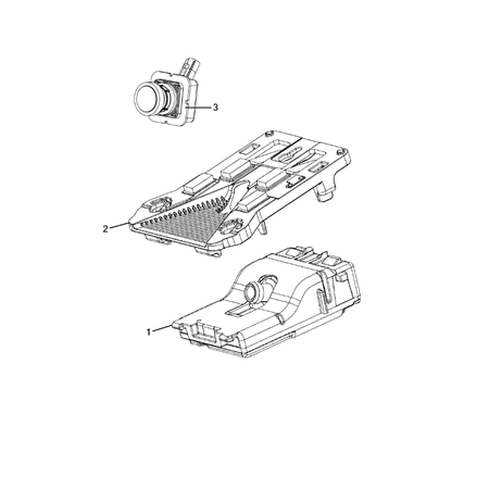 Jeep Compass 2017-Present Park Assist Electronic Control Unit