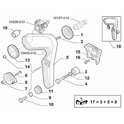 Jeep Renegade 2015-Present Camshaft Drive Distribution Control Unit