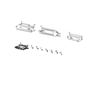 Jeep Grand Cherokee 2021-Present Keys, Modules And Engine Controllers Bracket