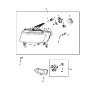 Jeep Grand Cherokee 2011-2020 Lamps-Interior And Exterior Bulb