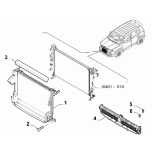 Jeep Renegade 2015-Present Fan And Fan Drive Conveyor