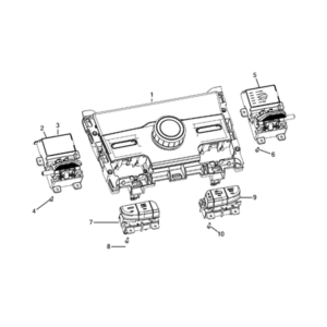 Jeep Wrangler 2018-Present Front Axle: Housing, Differential And Vent Pillar