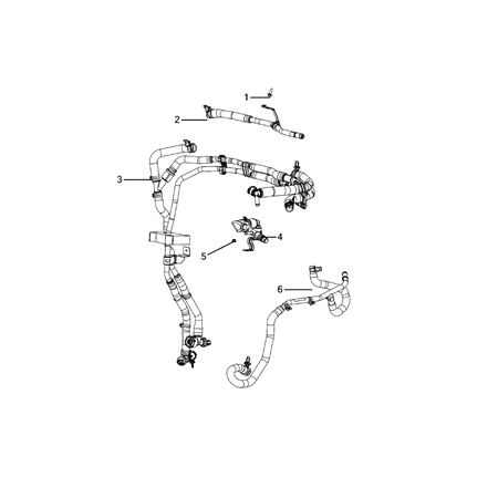 Jeep Grand Cherokee 2021-Present Air Conditioner And Heater Plumbing Hose