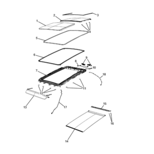 Jeep Wrangler 2018-Present Hood And Hood Release Seal Gasket