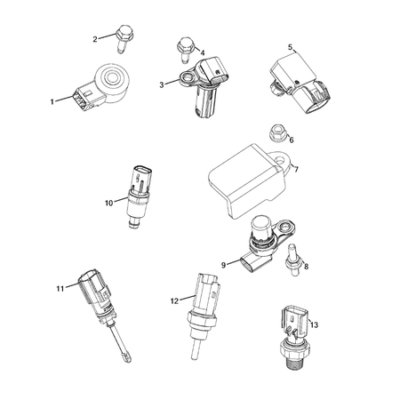 Jeep Compass 2017-Present Sensors Nut