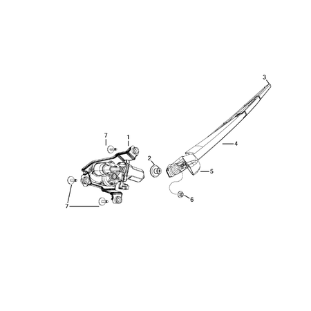 Jeep Cherokee 2014-2018 Wiper And Washer System Screw