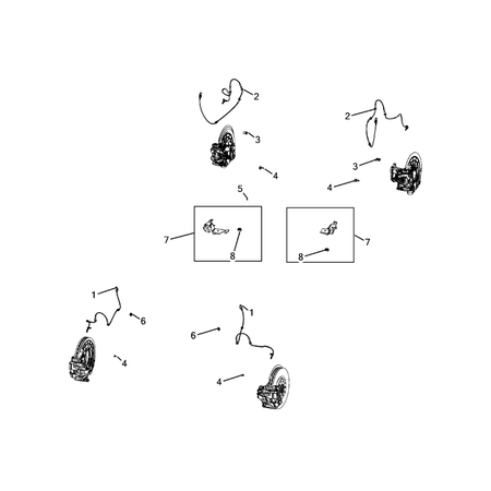 Jeep Compass 2017-Present Sensors Screw And Washerassy