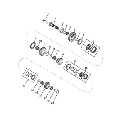 Jeep Cherokee 2014-2018 Gear Train Synchronizer