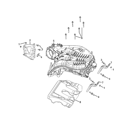 Jeep Cherokee 2014-2018 Manifolds And Vacuum Fittings Stud