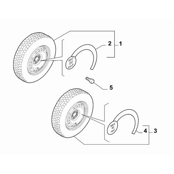 Jeep Renegade 2015-Present Wheels Plate