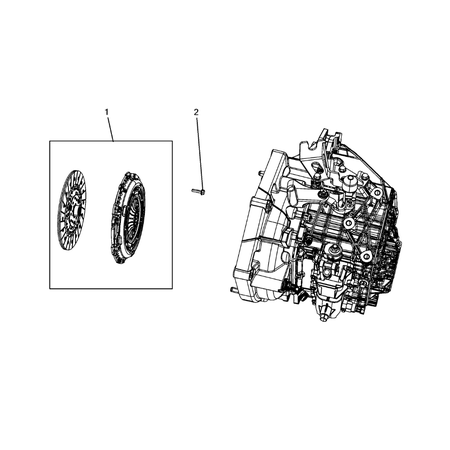 Jeep Cherokee 2014-2018 Clutch Screw And Washerassy