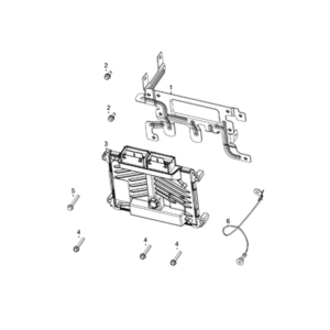 Jeep Wrangler 2018-Present Keys, Modules And Engine Controllers Bracket