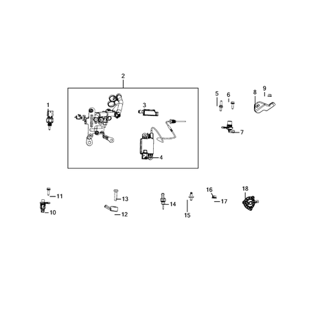 Jeep Grand Cherokee 2021-Present Sensors Stud