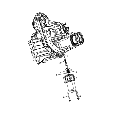 Jeep Grand Cherokee 2011-2020 Gearshift Controls And Related Parts Retainer