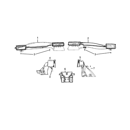 Jeep Grand Cherokee 2021-Present Air Ducts Air Ducting