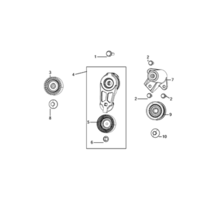 Jeep Grand Cherokee 2021-Present Pulleys And Related Parts Bracket