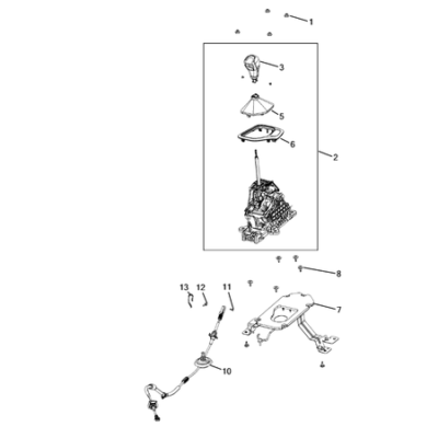 Jeep Cherokee 2014-2018 Gearshift Controls And Related Parts Boot