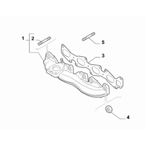 Jeep Renegade 2015-Present Exhaust Piping Silencer Catalized