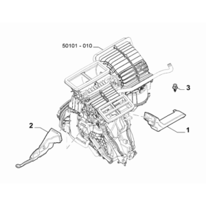 Jeep Renegade 2015-Present Ventilation And Heating Ducting