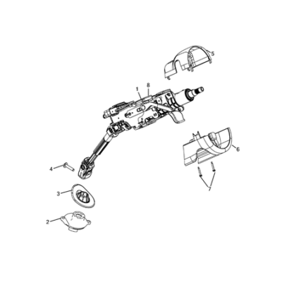 Jeep Cherokee 2014-2018 Steering Column And Intermediate Shaft Protection