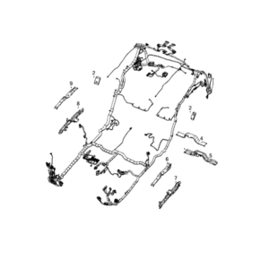 Jeep Renegade 2015-Present Cable Set (Centre) Cable Harness