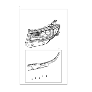 Jeep Avenger 2023-Present Outer Lighting Screw