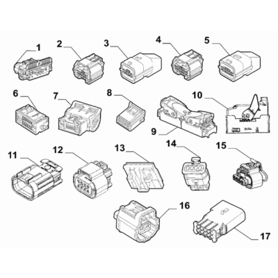 Jeep Renegade 2015-Present Cable Assembly Connectors Connector Kit