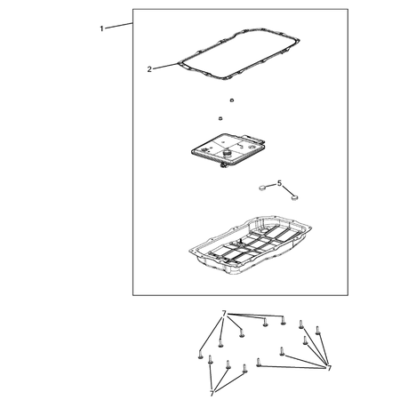 Jeep Wrangler 2018-Present Case And Related Parts Screw