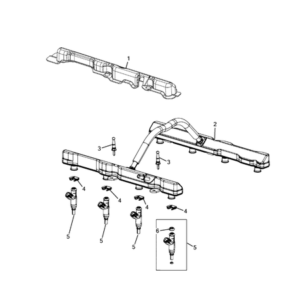 Jeep Wrangler 2018-Present Engine Oiling, Oil Pan And Indicator (Dipstick) Seal Gasket